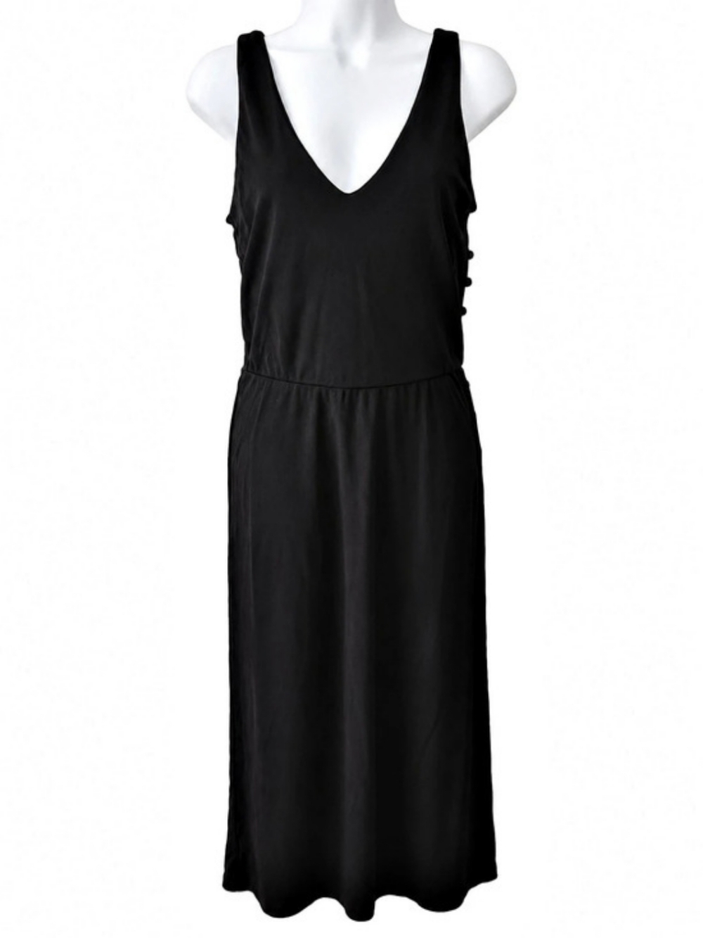 Anne Klein Collection Black Maxi Dress Size Small Like New